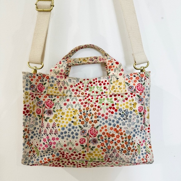 Cath Kidston cotton Artist Kingdom Ditsy Mini Sidekick shoulder bag EUC - Picture 11 of 15